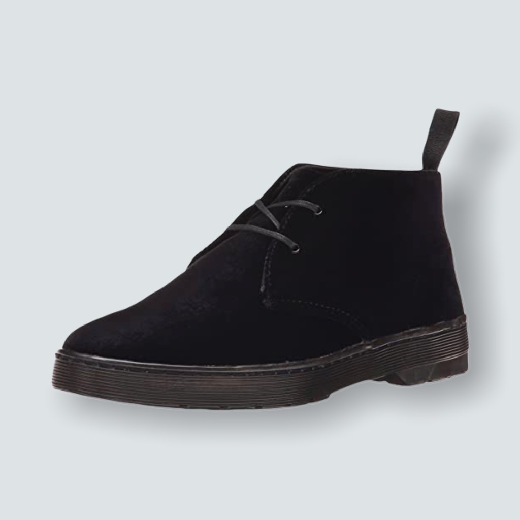 Rare Dr. Martens Daytona Black Velvet Booties, Sz6